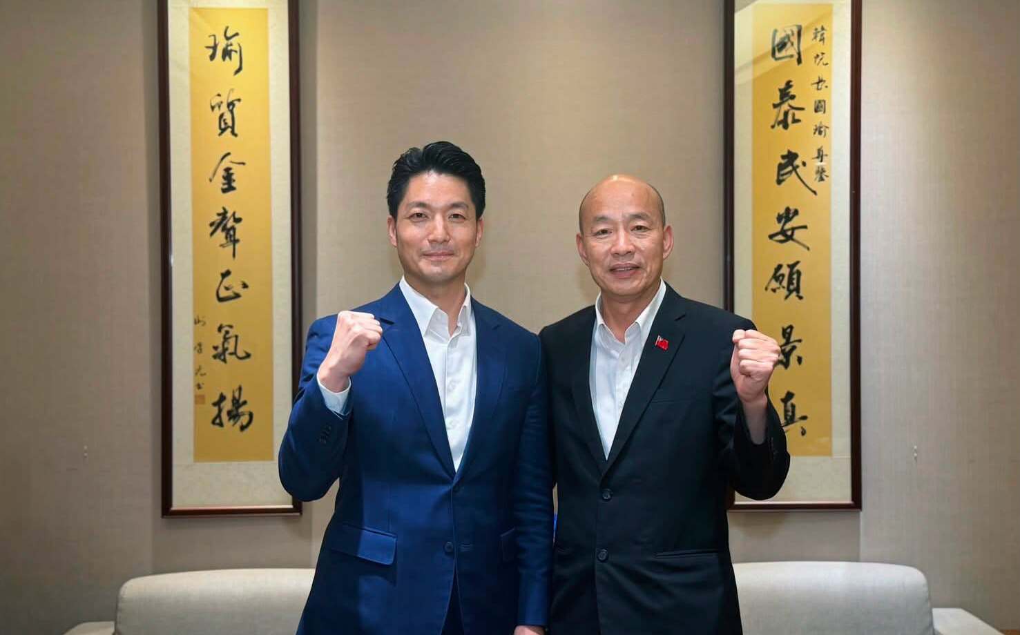 韓國瑜響應725上凱道 蔣萬安拜會盼將食安法修法列優先法案