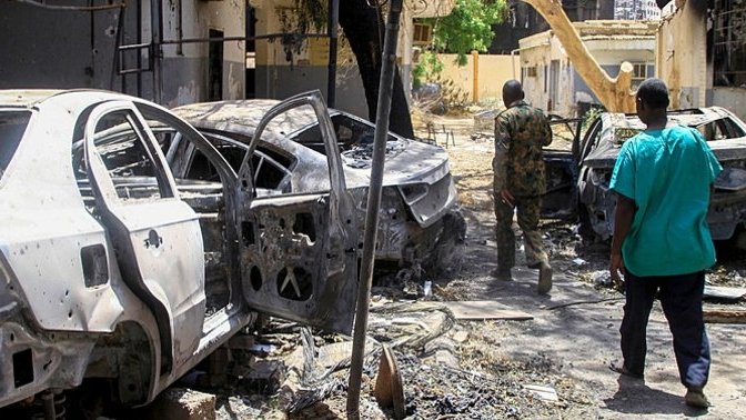 蘇丹軍方與準軍事組織「快速支援部隊」（RSF）爆發全面衝突造成無數無辜民眾死亡。 圖:翻攝自X @MarioNawfal 