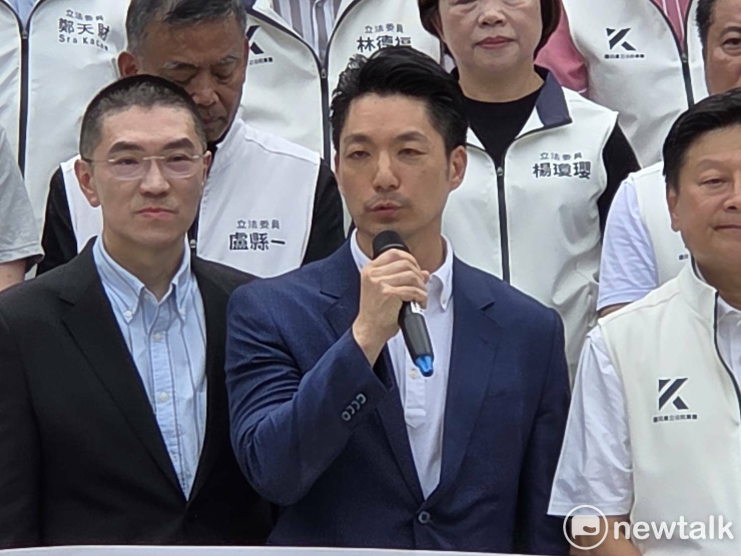  台北市長蔣萬安指控中央面對毒油事件，第一時間蓋牌圖利業者。 圖：黃建豪/攝 