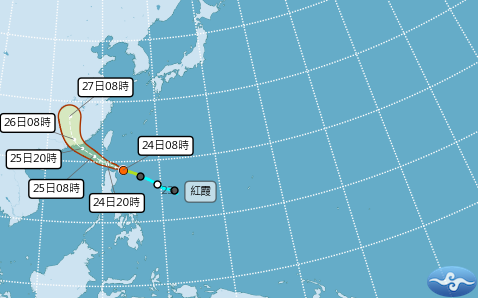 紅霞颱風今晚逼近!暴風半徑上看180公里 專家揭4無害通過條件