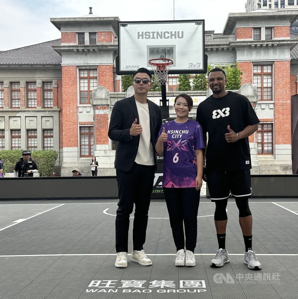 新竹3對3籃球決賽開打 親子歡樂組12隊可愛登場