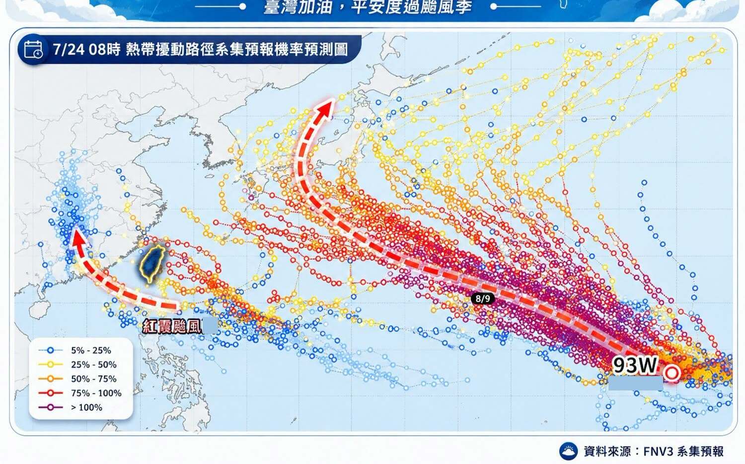 紅霞颱風剛遠離!熱帶擾動接棒發展 8月「這3天」前進日本