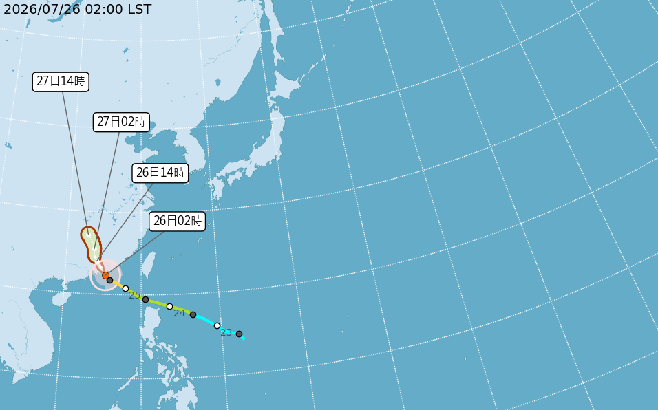 偏南風帶水氣北上!全台防午後雷雨 台東、恆春半島慎防局部大雨