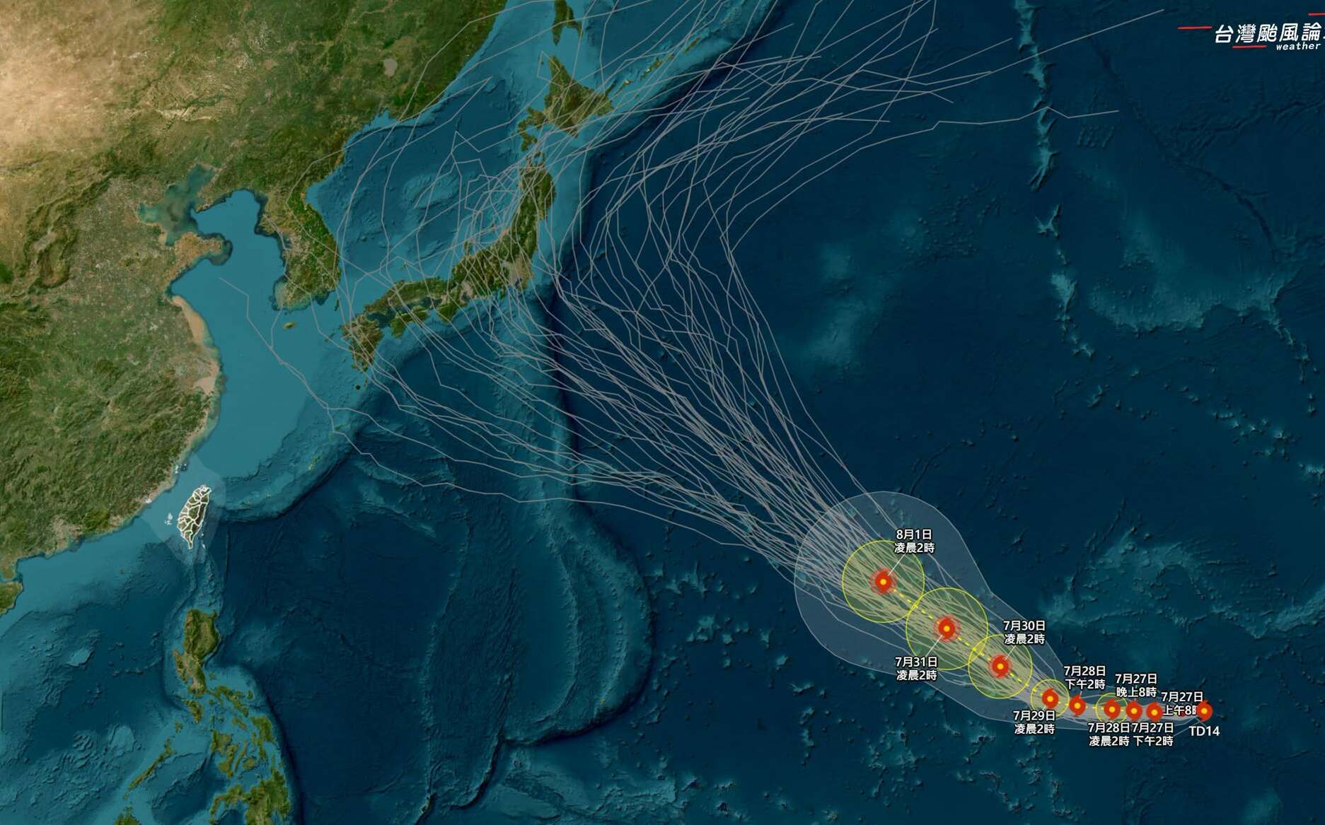 準颱風「白海豚」最快今生成!氣象粉專曝:上看強颱等級