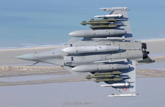  達梭陣風戰機的野獸模式。 圖 : 翻攝自零度Military 