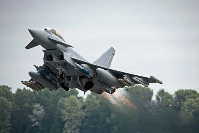  歐洲颱風戰機。 圖 : 翻攝自零度Military 