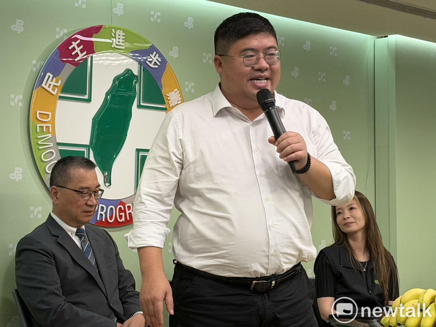  民進黨立委蔡易餘。 圖：高逸帆／攝 