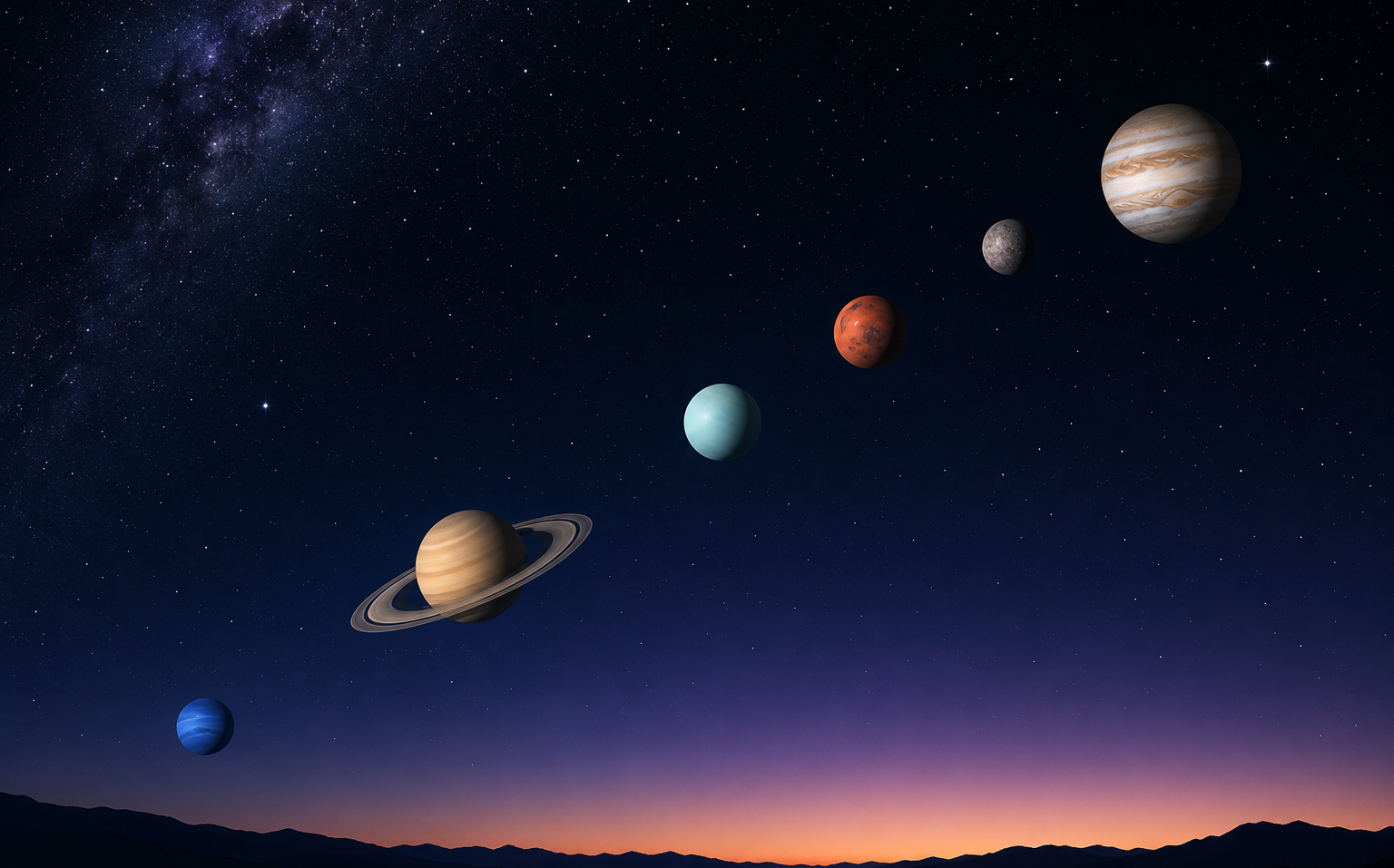 「六星連珠」震撼登場!6大行星「這天」黎明前列隊 全球觀測窗口最短僅16分鐘
