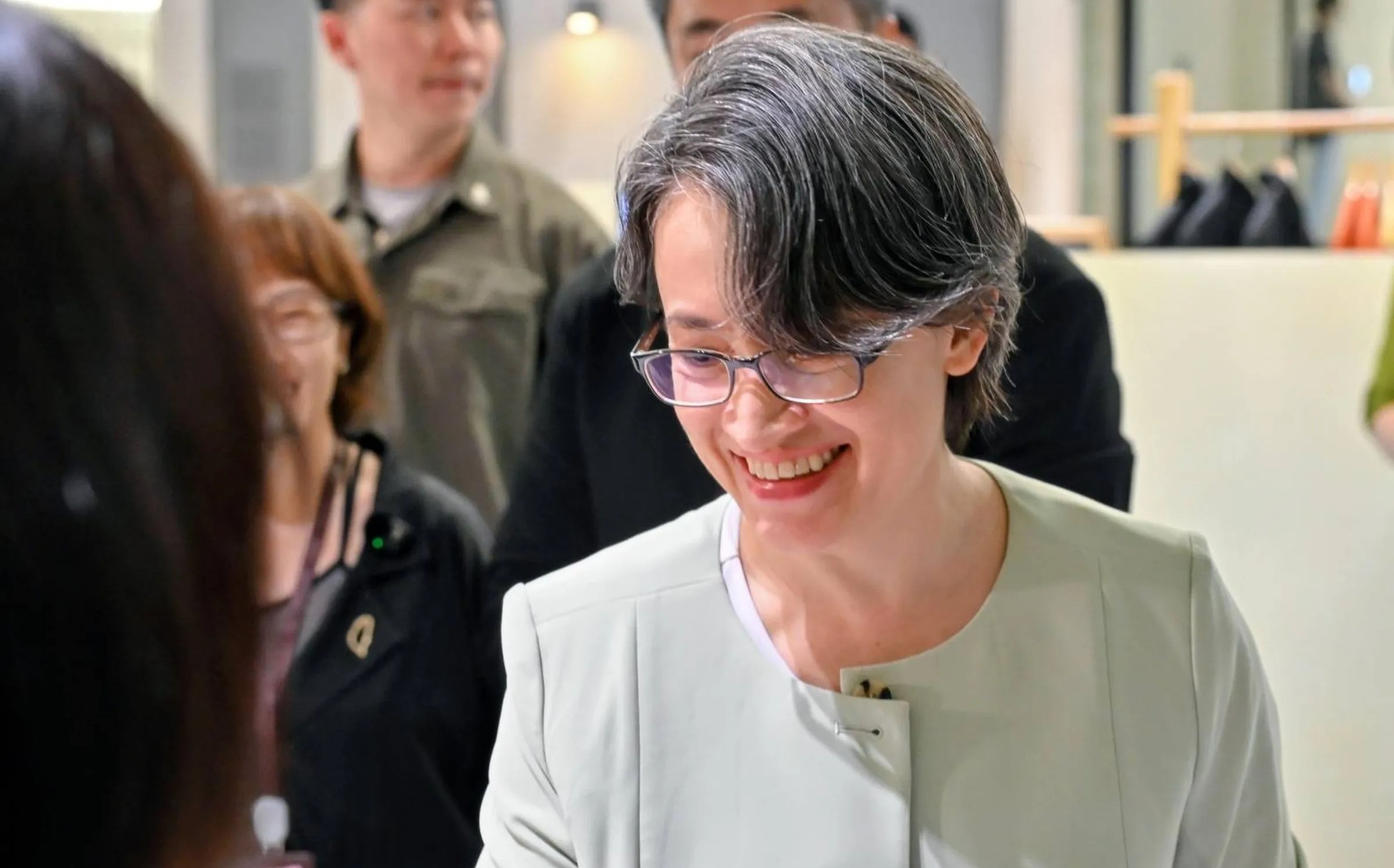 觀展「給台灣的情書」蕭美琴籲公民持續守護國家:愛會讓我們更強