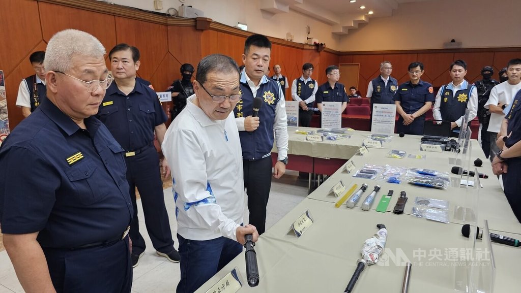 新北警專案掃黑 侯友宜:增編預算強化科技執法