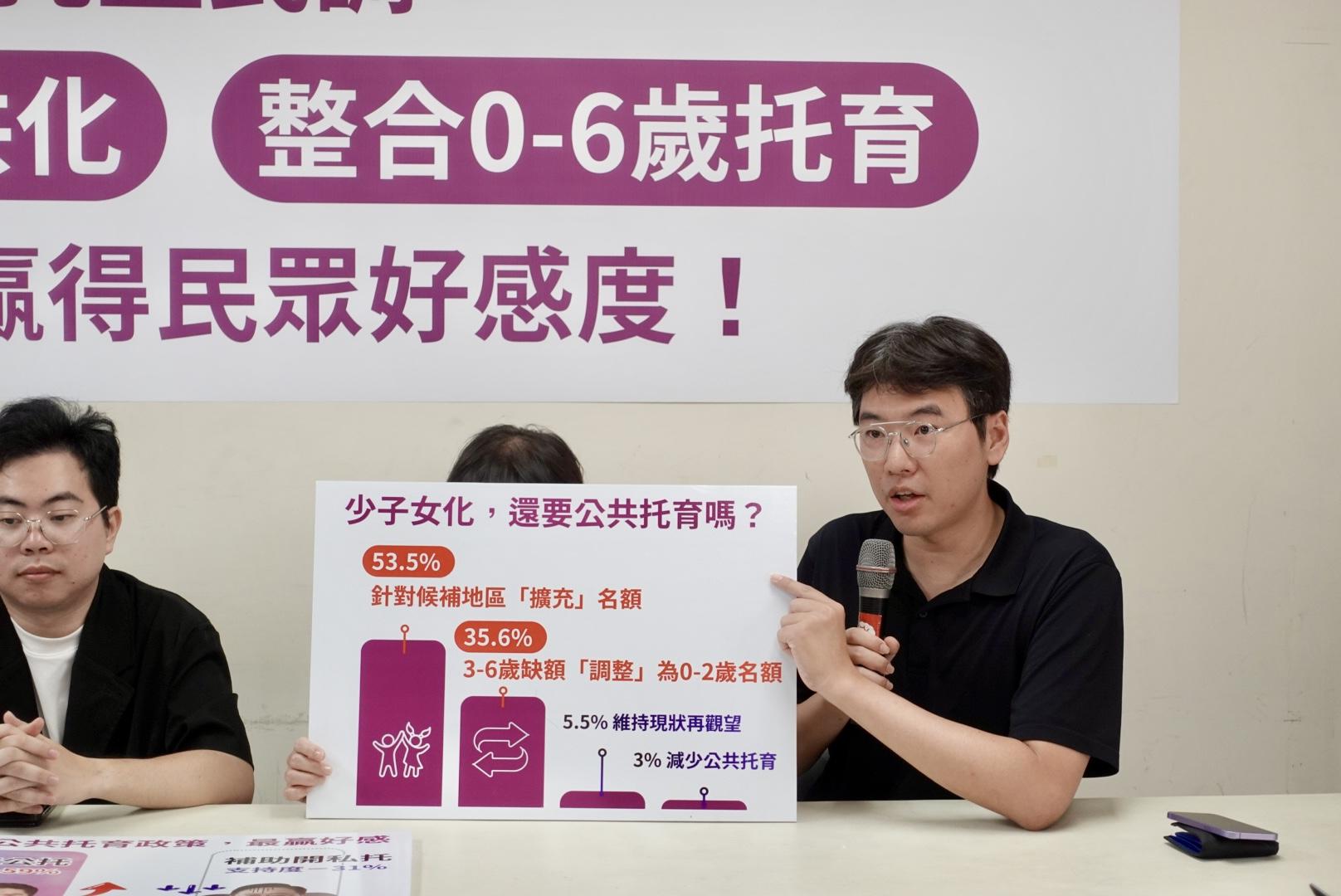  托育及就業政策催生聯盟召集人王兆慶。 圖：托育及就業政策催生聯盟 提供 