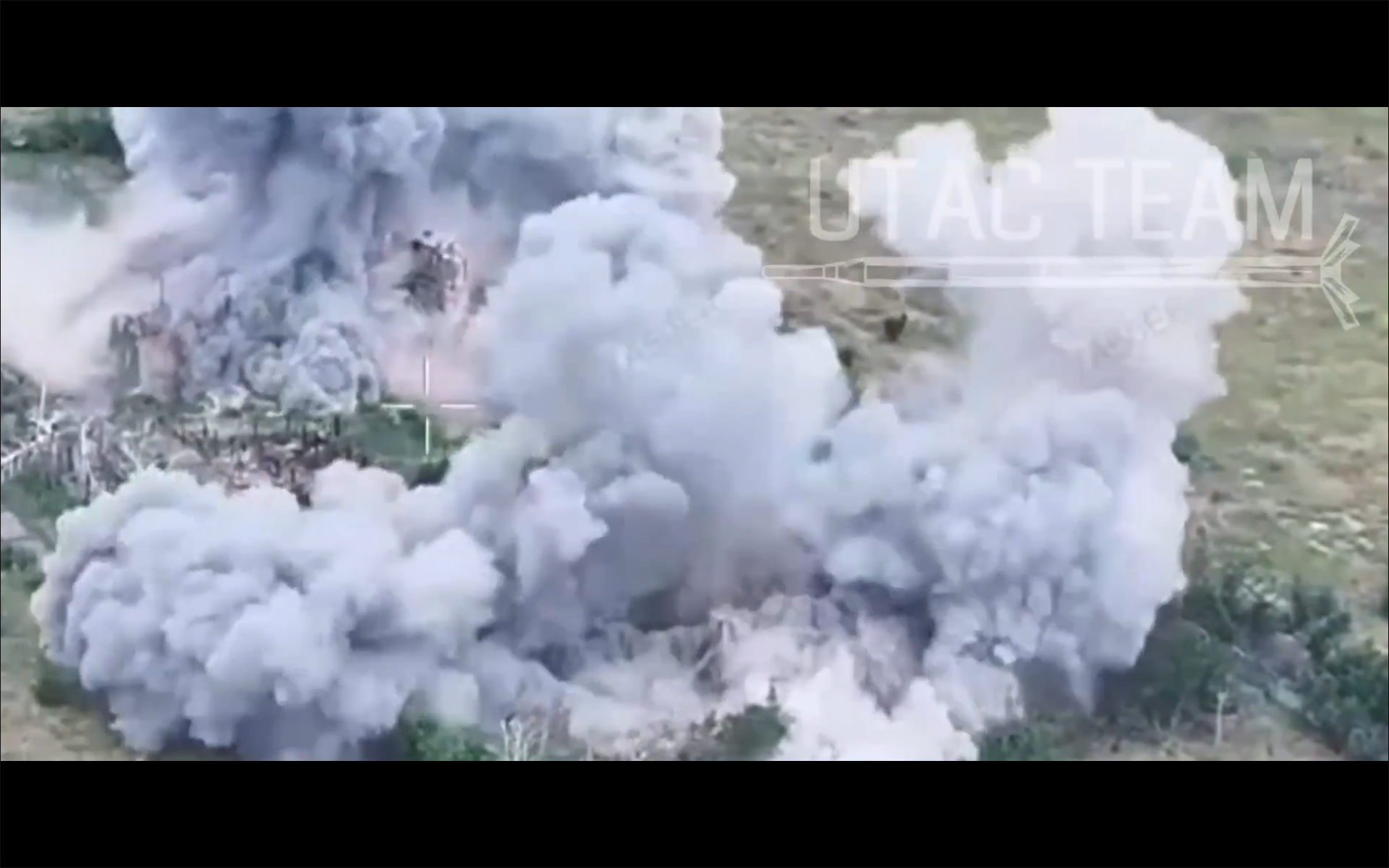  烏克蘭空軍持續對俄軍陣地及軍事目標實施空中打擊。 圖:翻攝自影片 