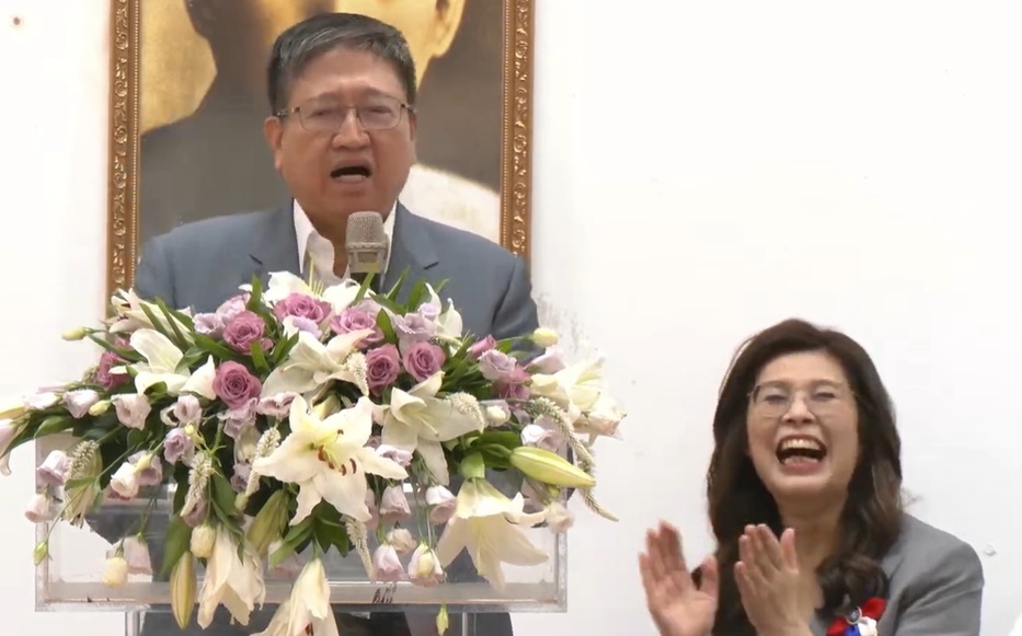 尷尬! 楊文科認支持者「不喜歡徐欣瑩」 台下喊:陳見賢加油