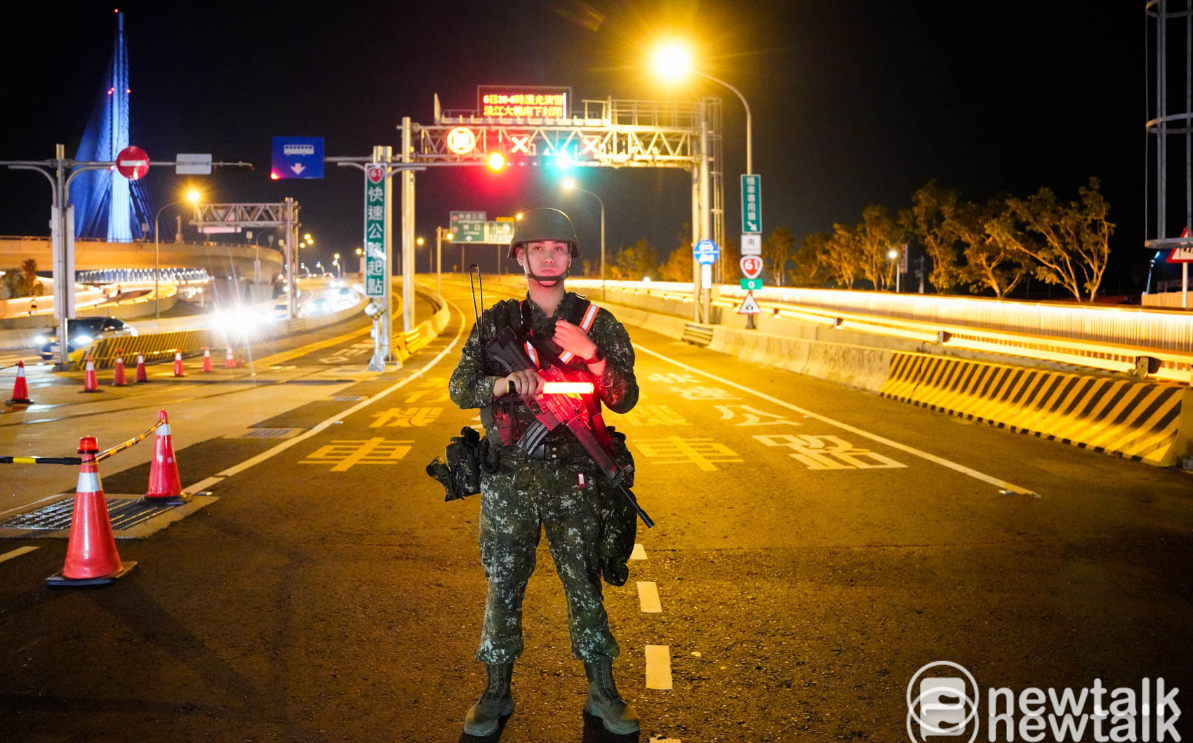 漢光42號演習淡江大橋首度封橋 設3道防線阻敵軍直衝台北政經中樞