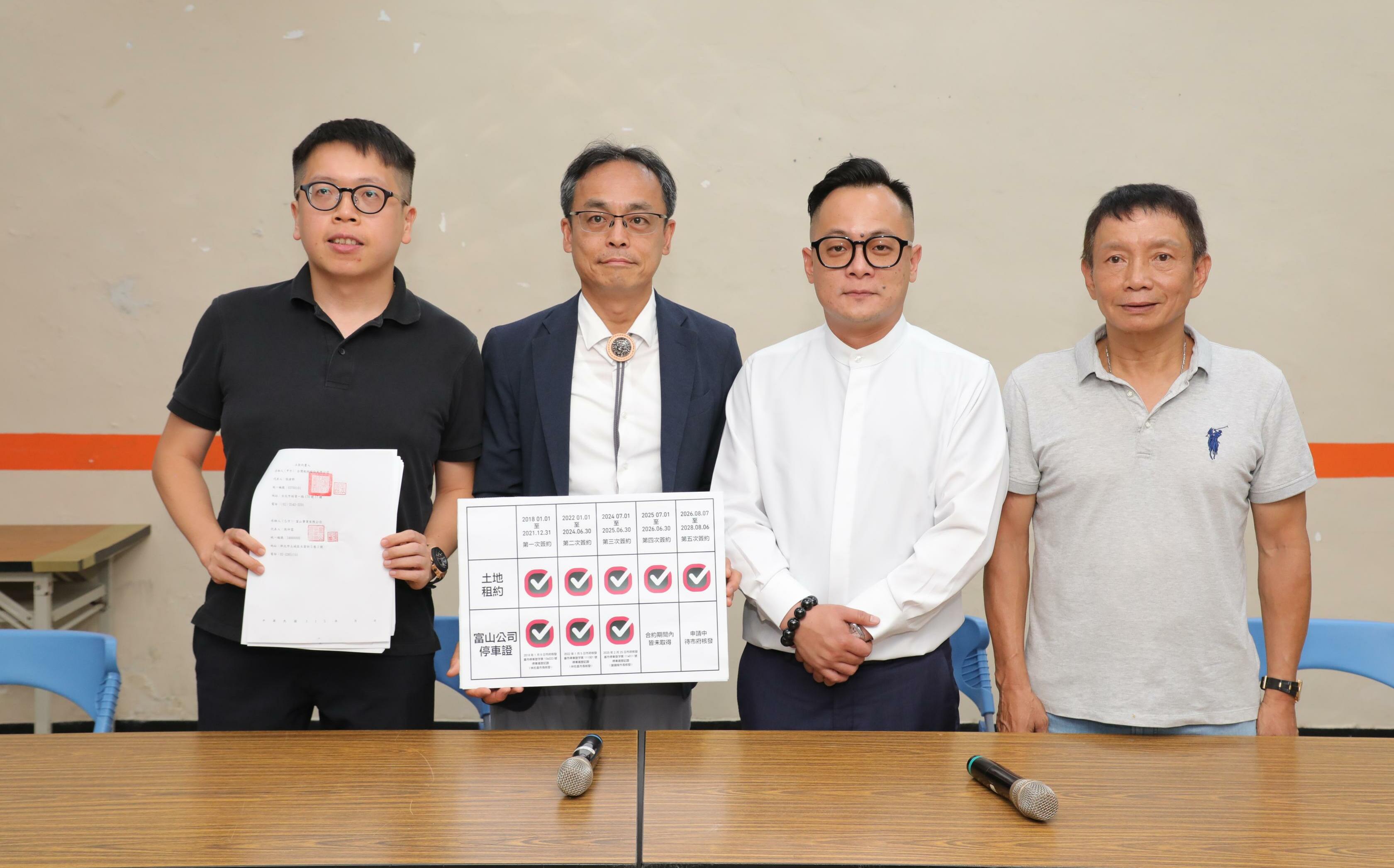 (影)六合停車場完成續約 童子瑋呼籲市府加速發證