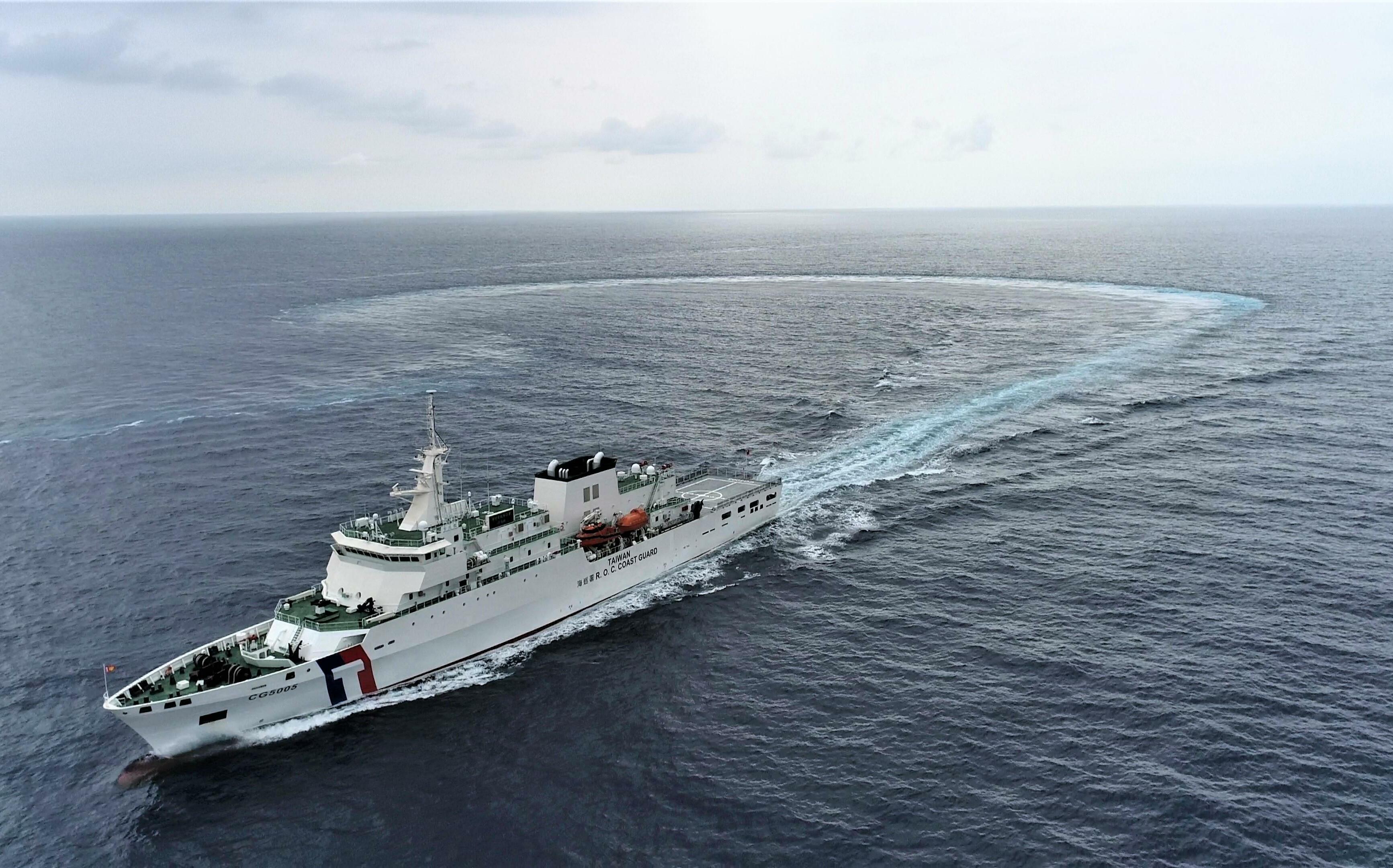 中國因應白海豚颱風對台海船隻交管?海巡署:「管轄權」認知作戰