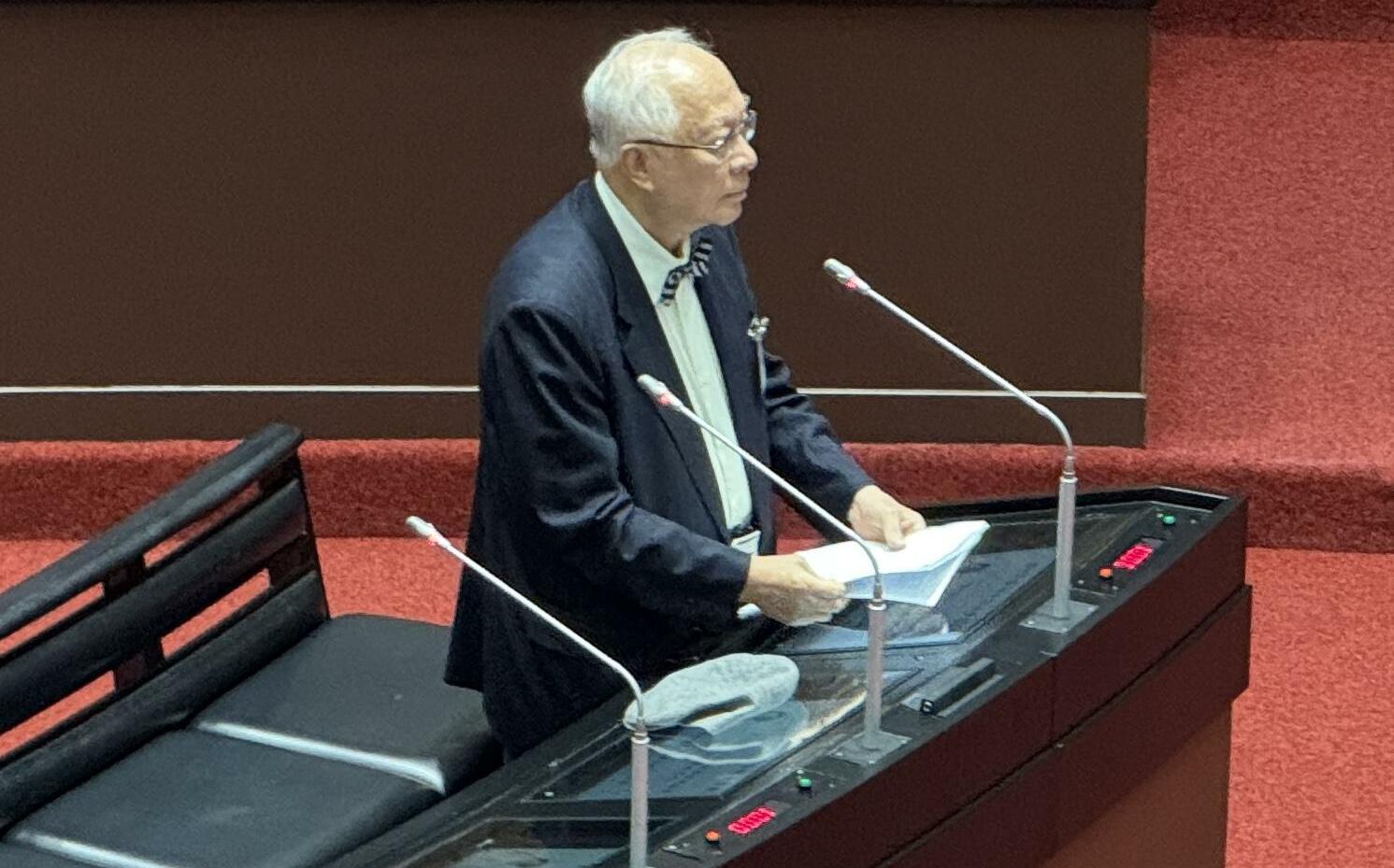 陳永興:人民對立院不滿意近7成,難道要廢立法院嗎?