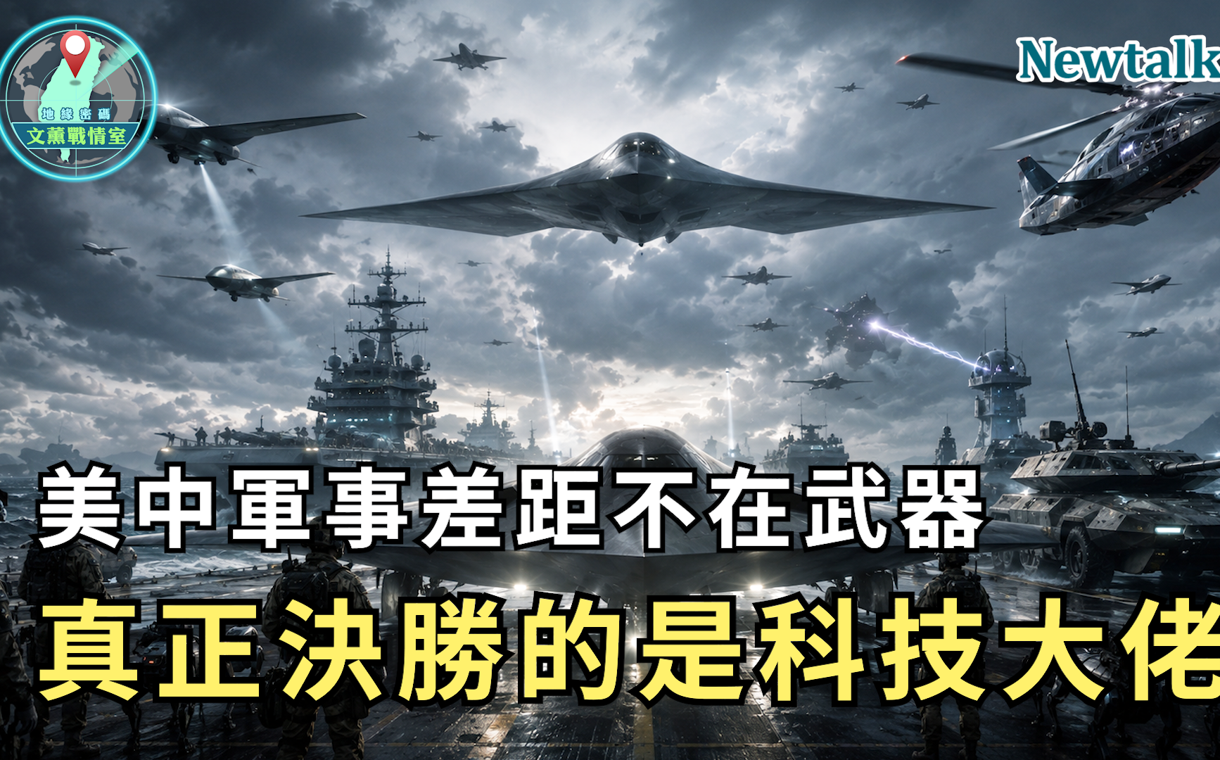 (影) 美中軍事差距不在武器!《地緣密碼-文薰戰情室》解析真正決勝關鍵是科技大佬與制度競爭