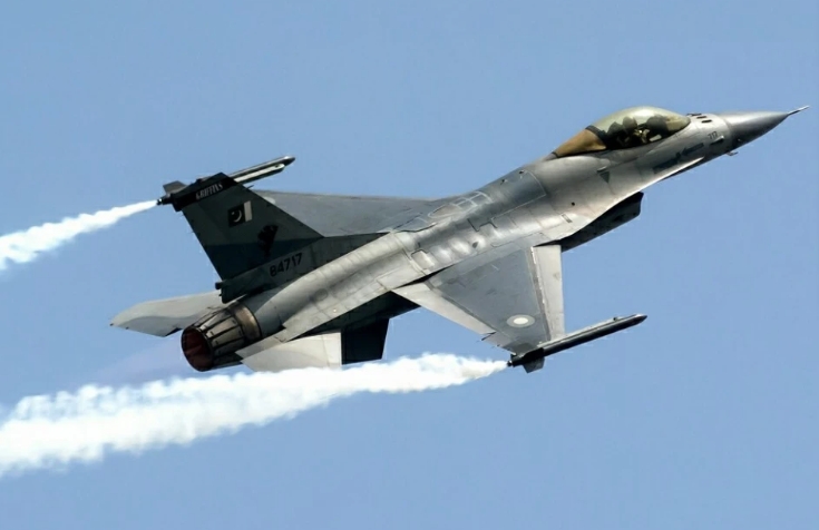  巴基斯坦F-16戰機。 圖 : 翻攝自零度Military 
