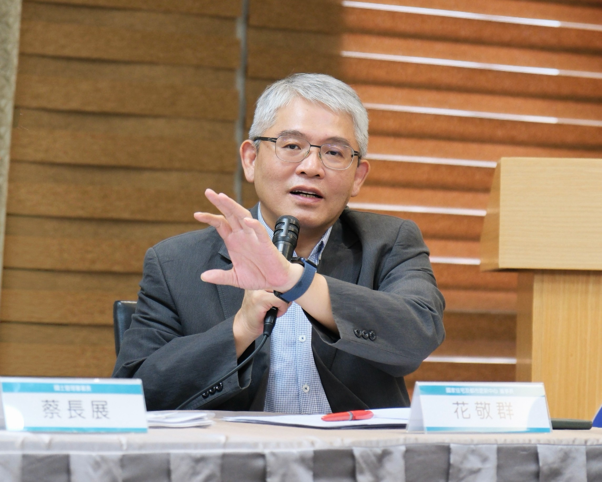 國家住都中心董事長花敬群。 圖：內政部提供 
