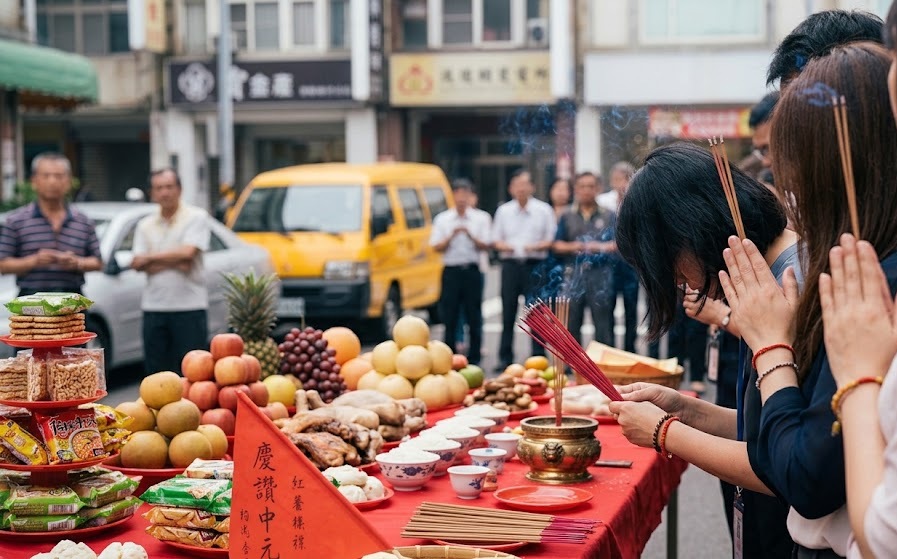 雨揚老師》中元普渡怎麼拜才圓滿?祭拜順序、最佳時辰與供品禁忌一次看懂