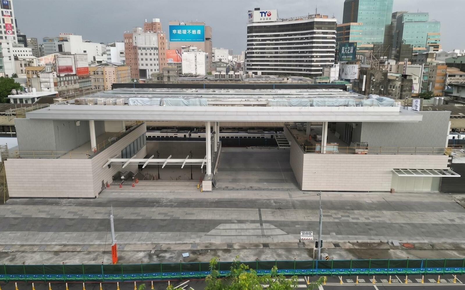 台南地下車站年底通車!新舊融合外觀首亮相 3出入口一次看