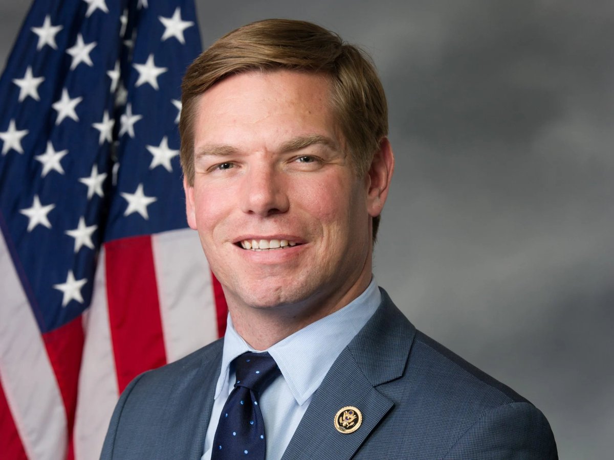 前加州民主黨籍聯邦眾議員埃里克・史瓦威爾（Eric Swalwell）。 圖:翻攝自X帳號@Unveiled_ChinaX