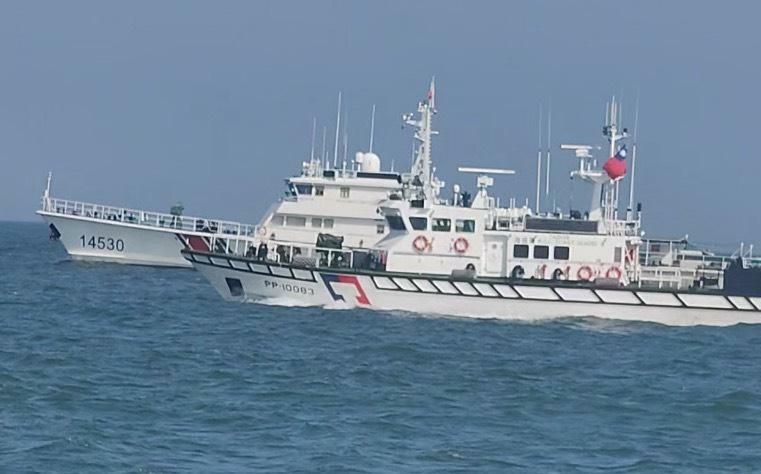 伏季休漁結束中國海警侵擾金門 海巡預置兵力監控、驅離
