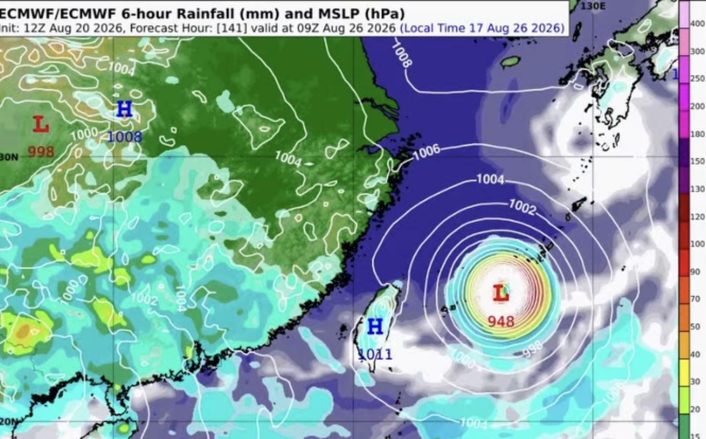 赴日旅客注意!沙德爾颱風下周三抵琉球 強度直逼「強颱下限」