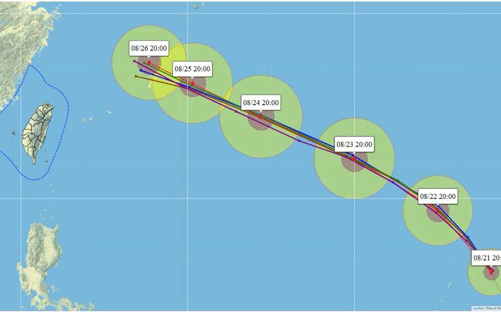 沙德爾颱風「這2天」靠近琉球!專家:是否靠近台灣明後天有結果