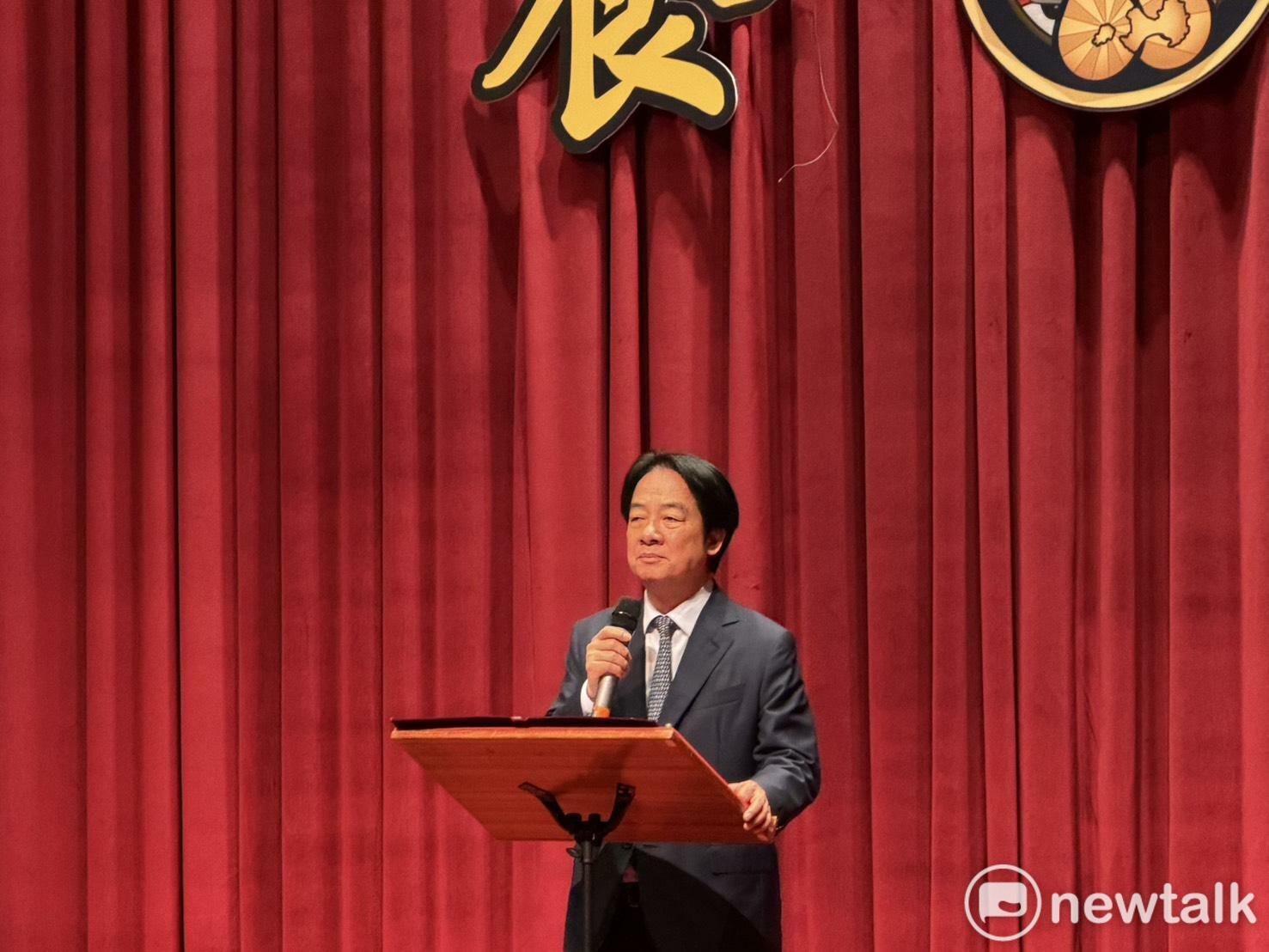  賴清德說，期盼朝野反共保台支持國防預算 圖：高逸帆／攝 