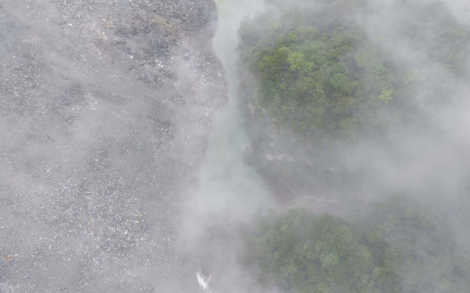 花蓮山區24小時雨量逾200毫米!萬里溪堰塞湖列黃色警戒