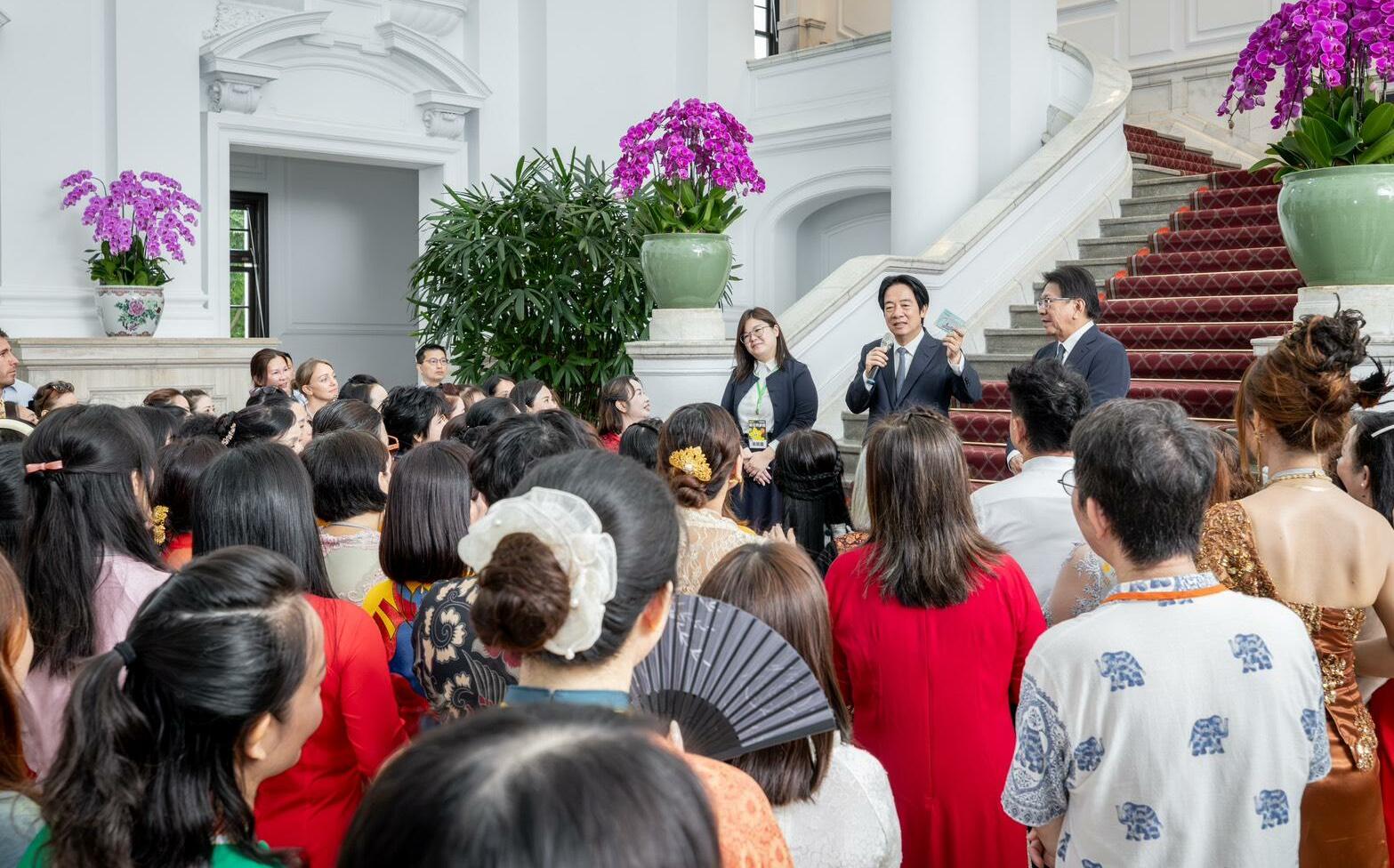民進黨率新住民了解台灣民主 賴清德:「加倍照顧新住民」是政府理念