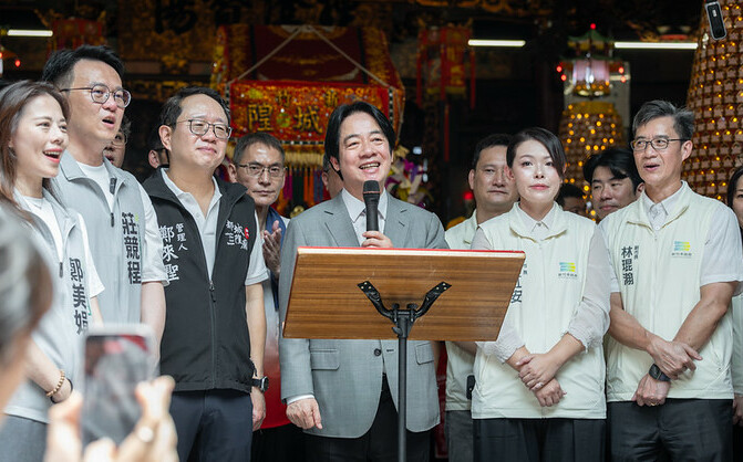 才說不談政治!賴清德同台高虹安:盼年底選出「清廉」的新竹市長