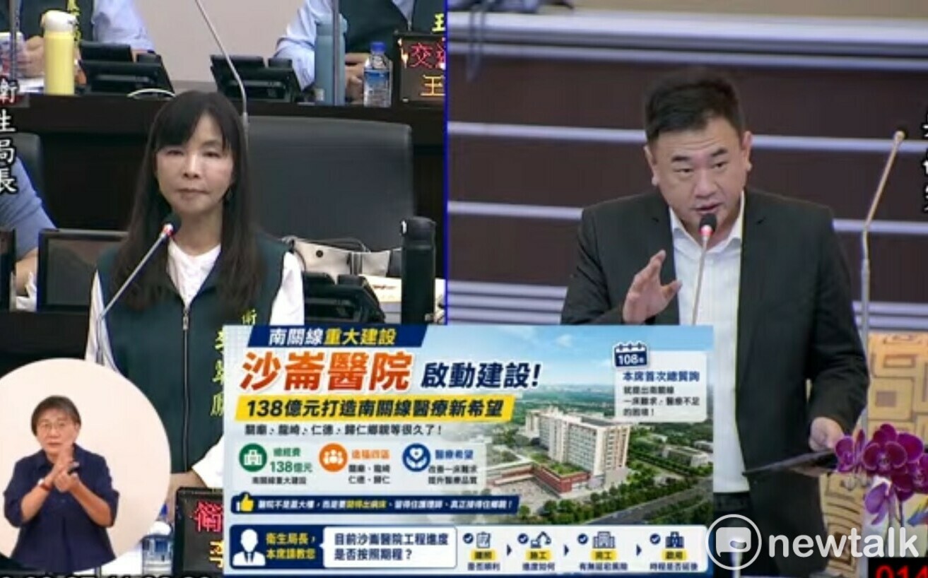 吳禹寰關心沙崙醫院規劃進度 市府:沙崙醫院定位「南部地區兒童醫療中心」 121至122年分階段啟用