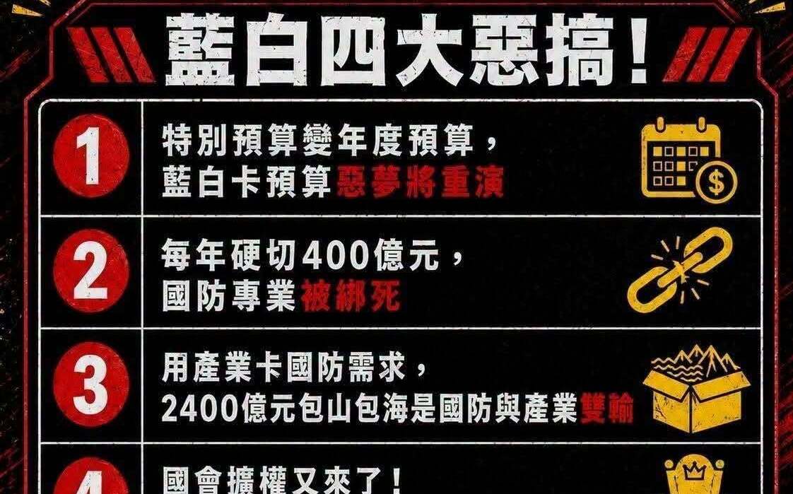 藍白無人機條例挨轟「做半套」 他怒喊政院重提特別條例!