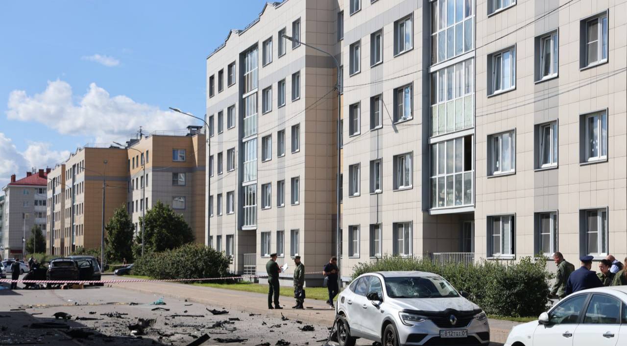 (影) 聖彼得堡驚傳汽車炸彈案! 俄軍官身亡 疑遭定點斬首行動