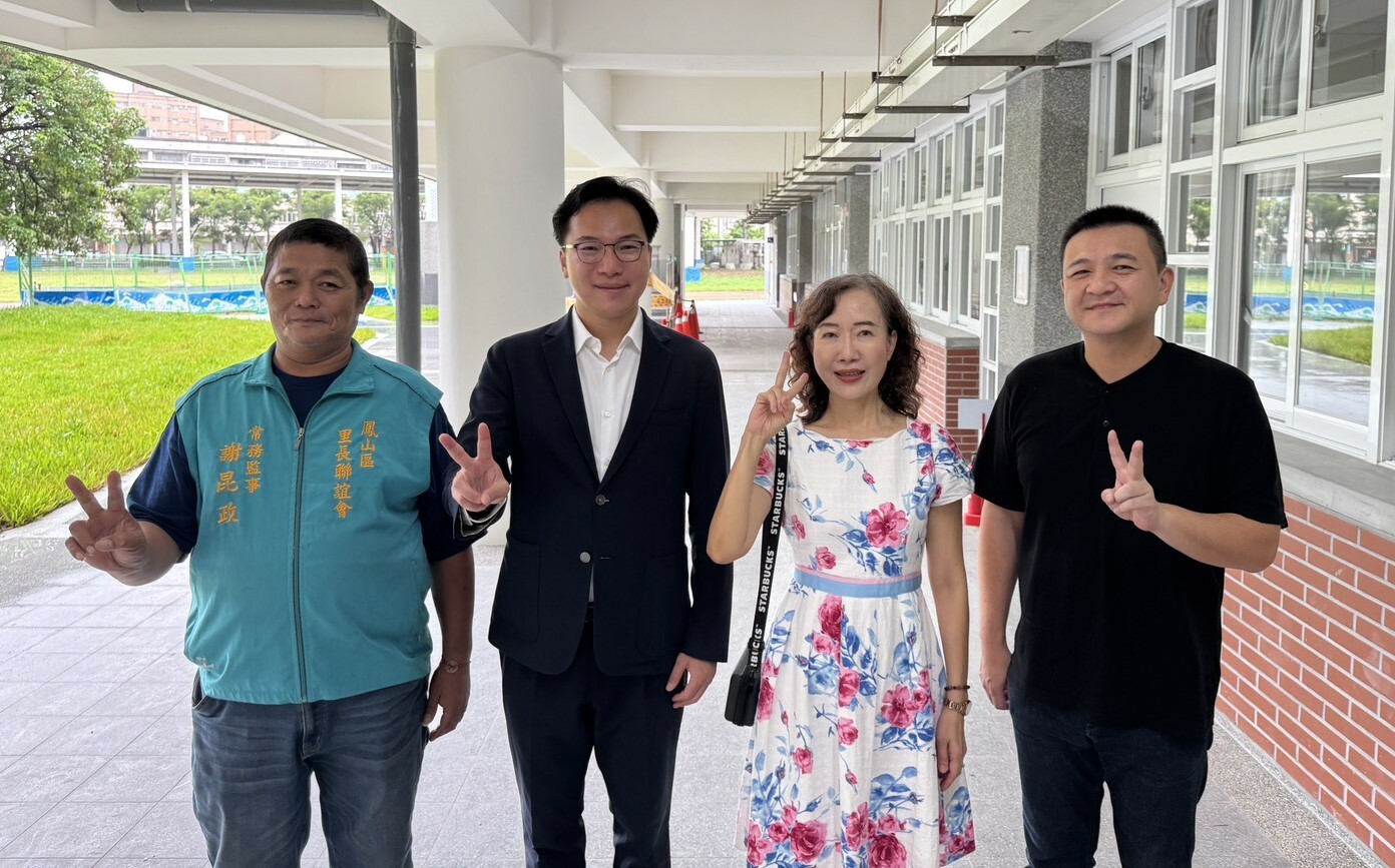 「從頭顧到尾」新校舍順利啟用 林智鴻助鳳翔國中開學成功增班