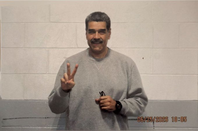  在被關押近 9 個月後，美國聯邦法院有最新動態。 圖：翻攝自 @NicolasMaduro X 帳號 