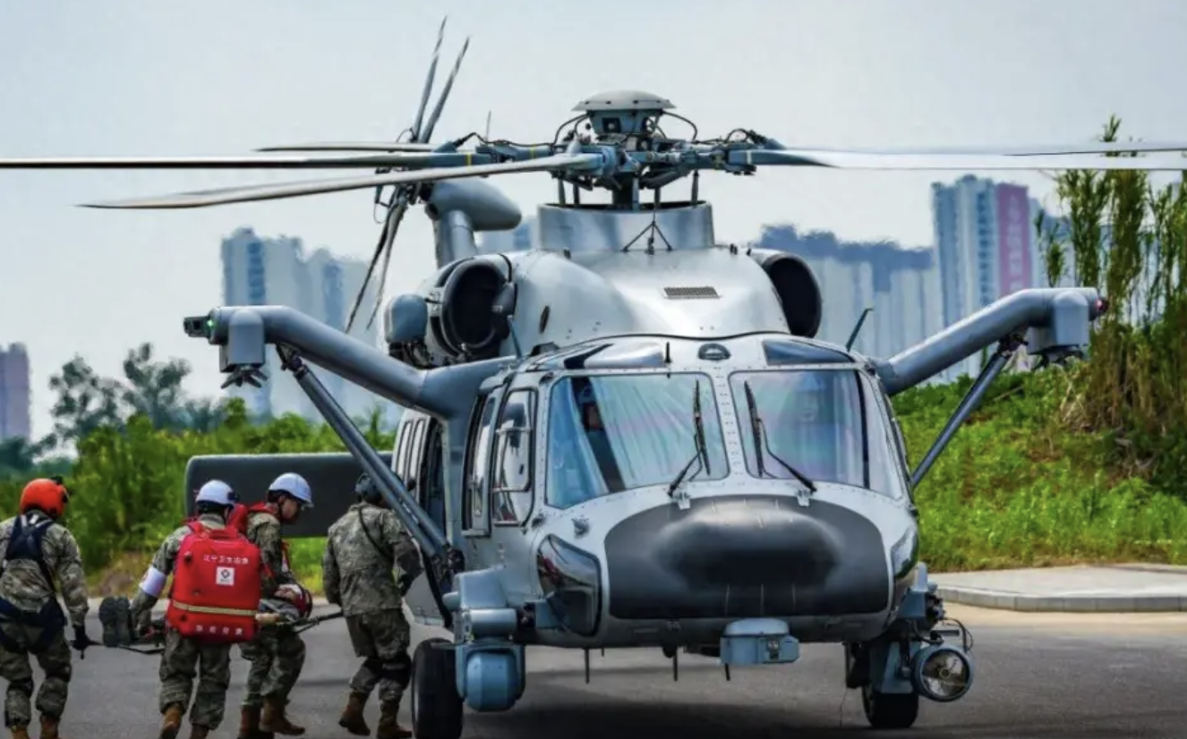 直-20KS首次官方公開! 短翼強化火力與航程 中國空軍戰術救援能力再升級