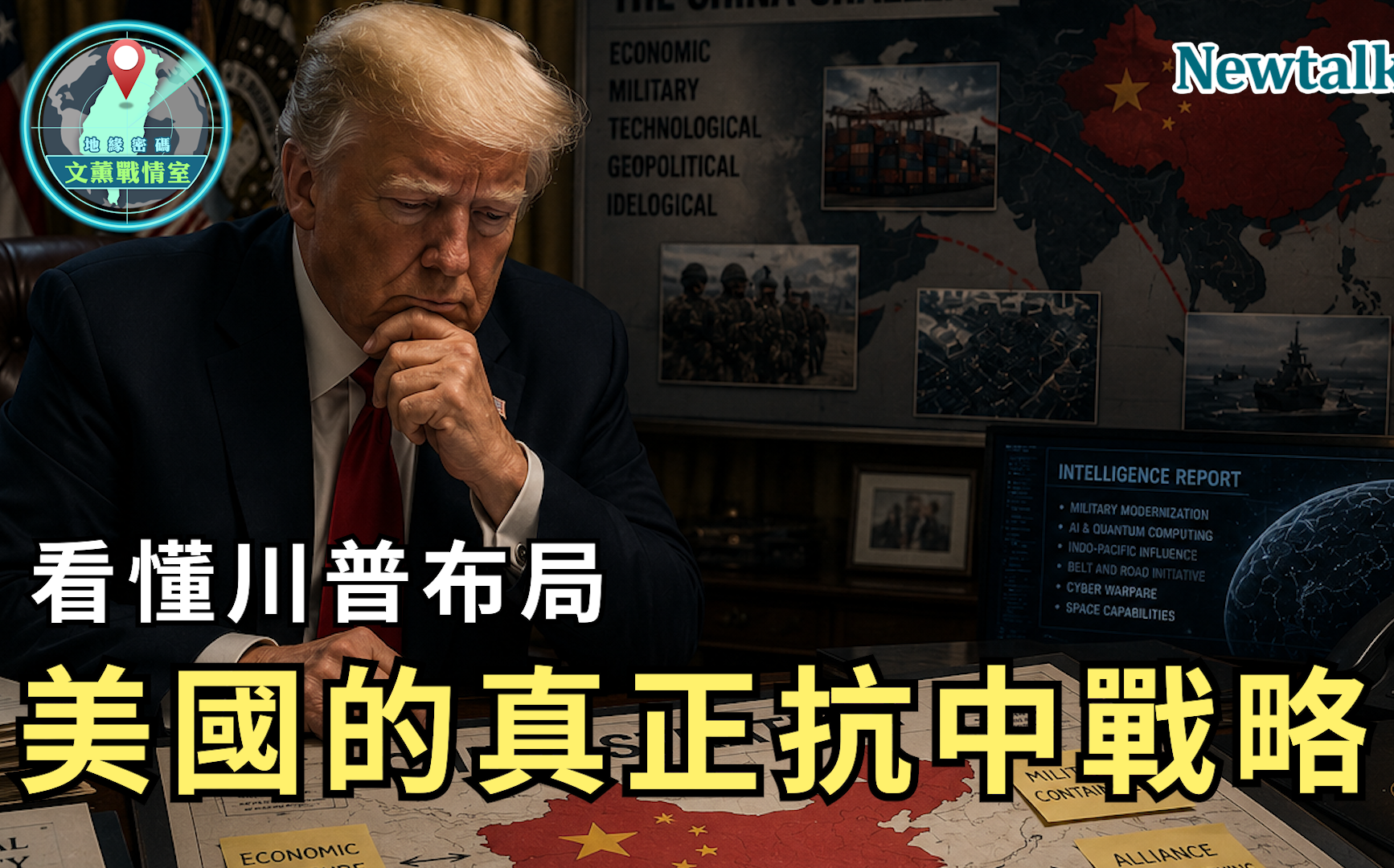 台灣為何「疑川疑美」?楊憲宏上《地緣密碼-文薰戰情室》解析:看川普別只聽他說什麼