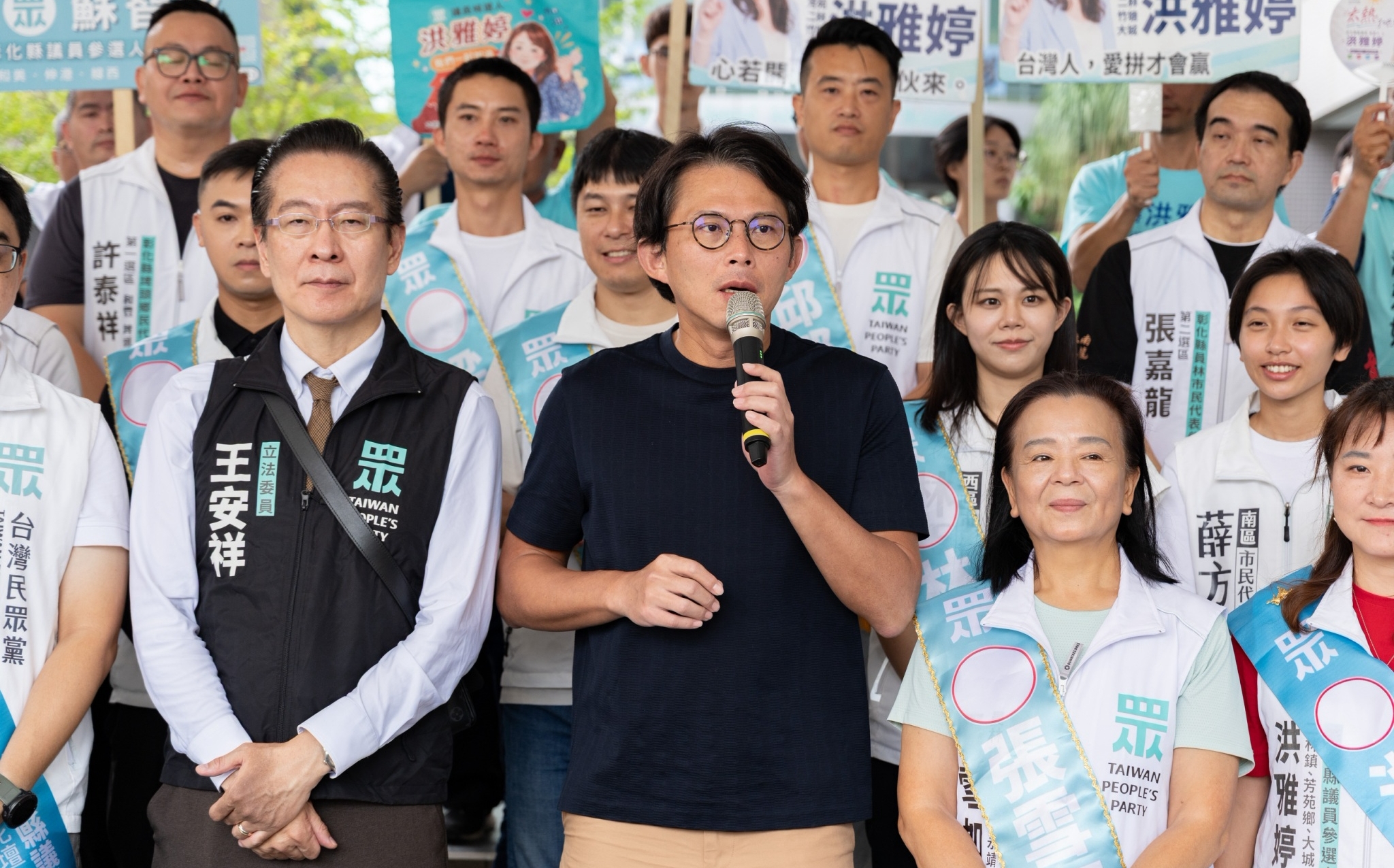 彰化縣長選戰挺藍?黃國昌突問「魏平政有拜託幫忙?」:主委一愣我就懂了