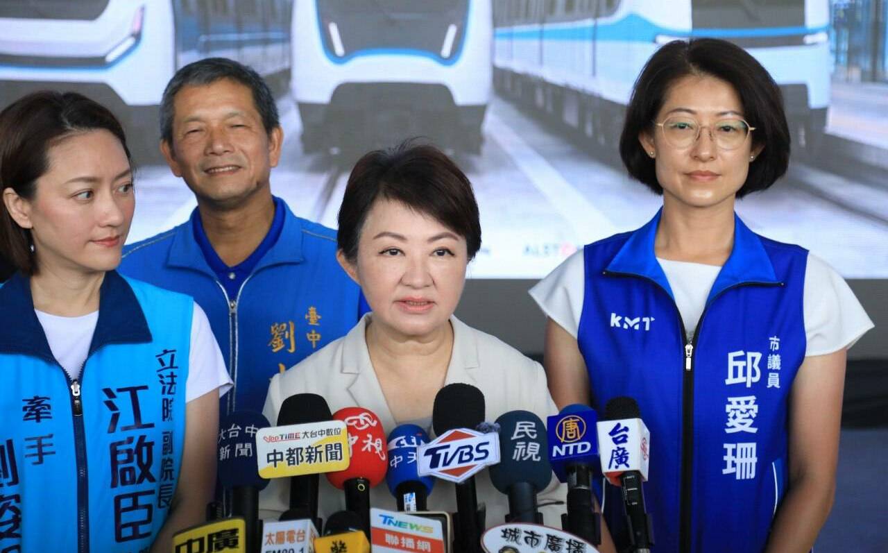 (影)中央捷運預算暴增台中反少一半 盧秀燕喊話:依約給錢別拖工期