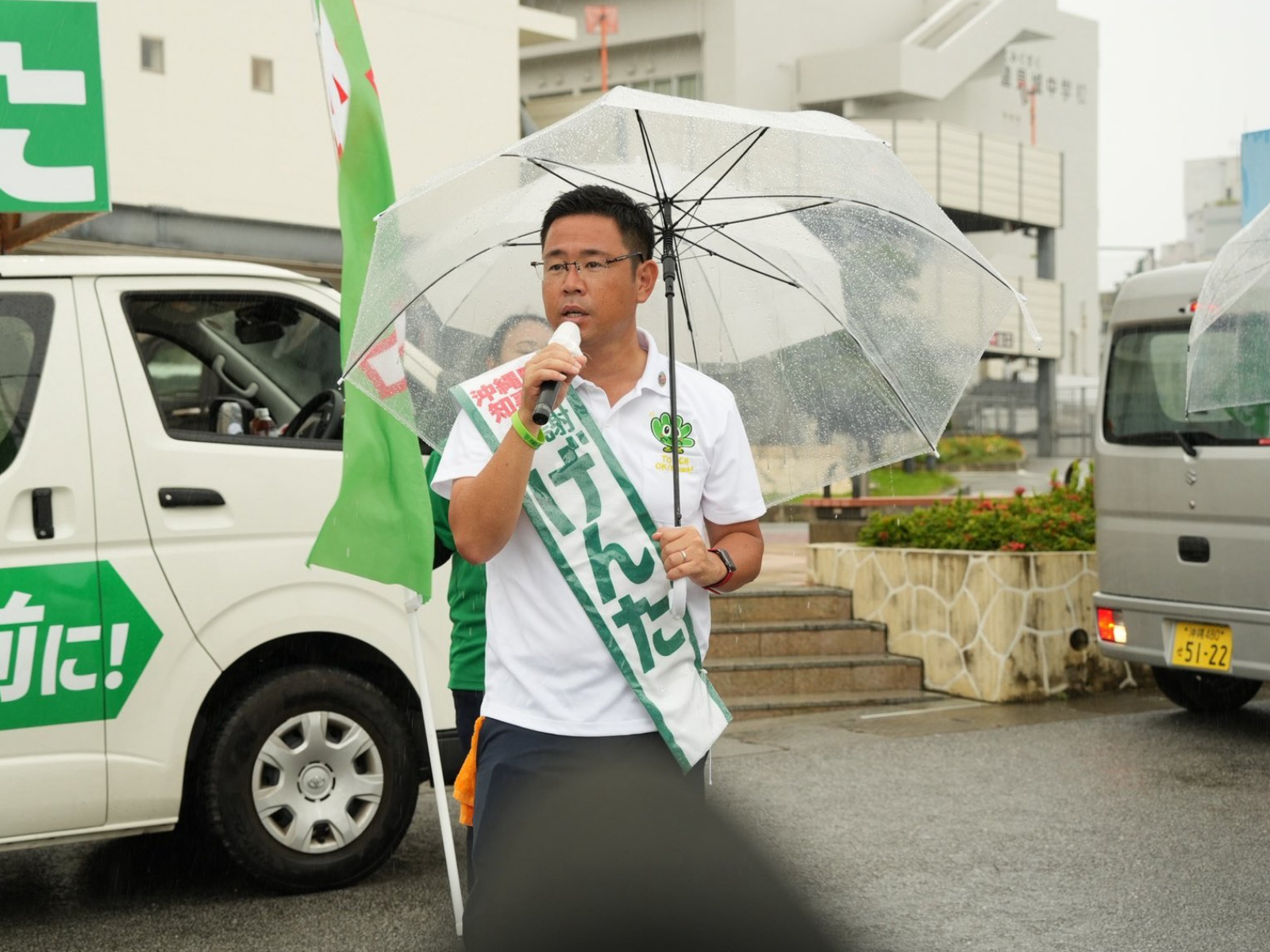  前那霸市副市長古謝玄太。 圖：翻攝自@GentaKoja 