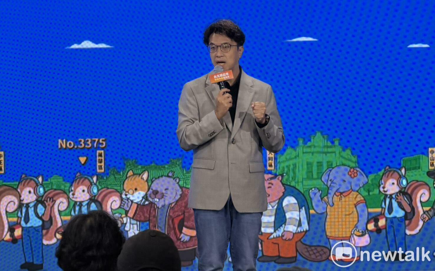 推互動平台 沈伯洋:化身動物加入「全世界最長的市民政見隊伍」