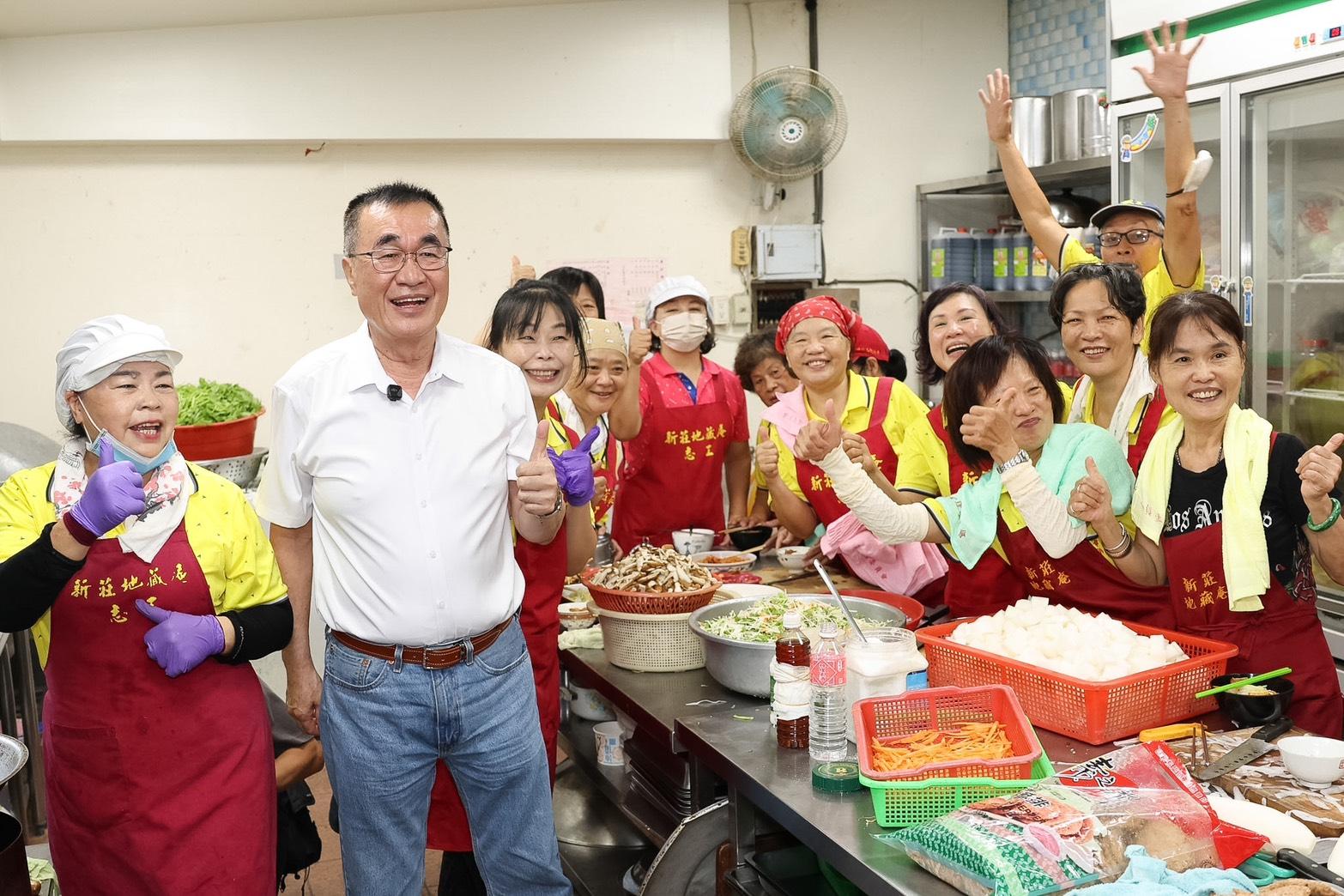  李四川前往新莊參與恭祝地藏王菩薩聖誕活動， 圖：李四川競選辦公室/提供 