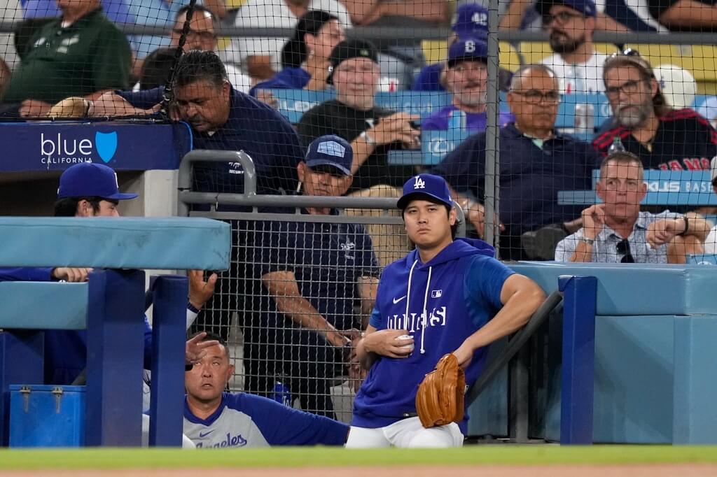 MLB大谷翔平右臂不適 進道奇15天傷兵名單