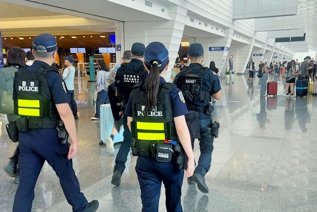 因應桃機男持刀挾人案 航警提高見警率及巡邏密度