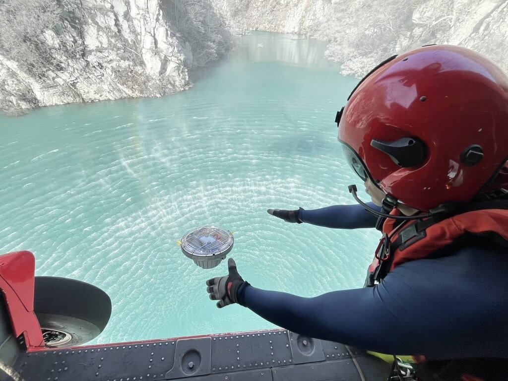 馬太鞍溪堰塞湖防救災逾年 空勤總隊直升機水位計布放寫歷史