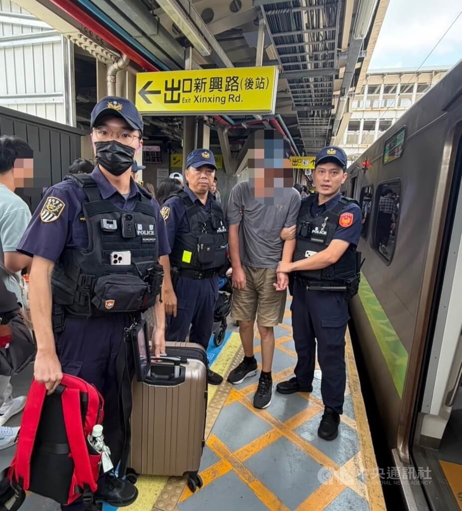 男搭火車致電110揚言殺人 鐵警鷹眼緊追速逮送辦